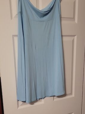 Light Blue Women's A-Line Skirt